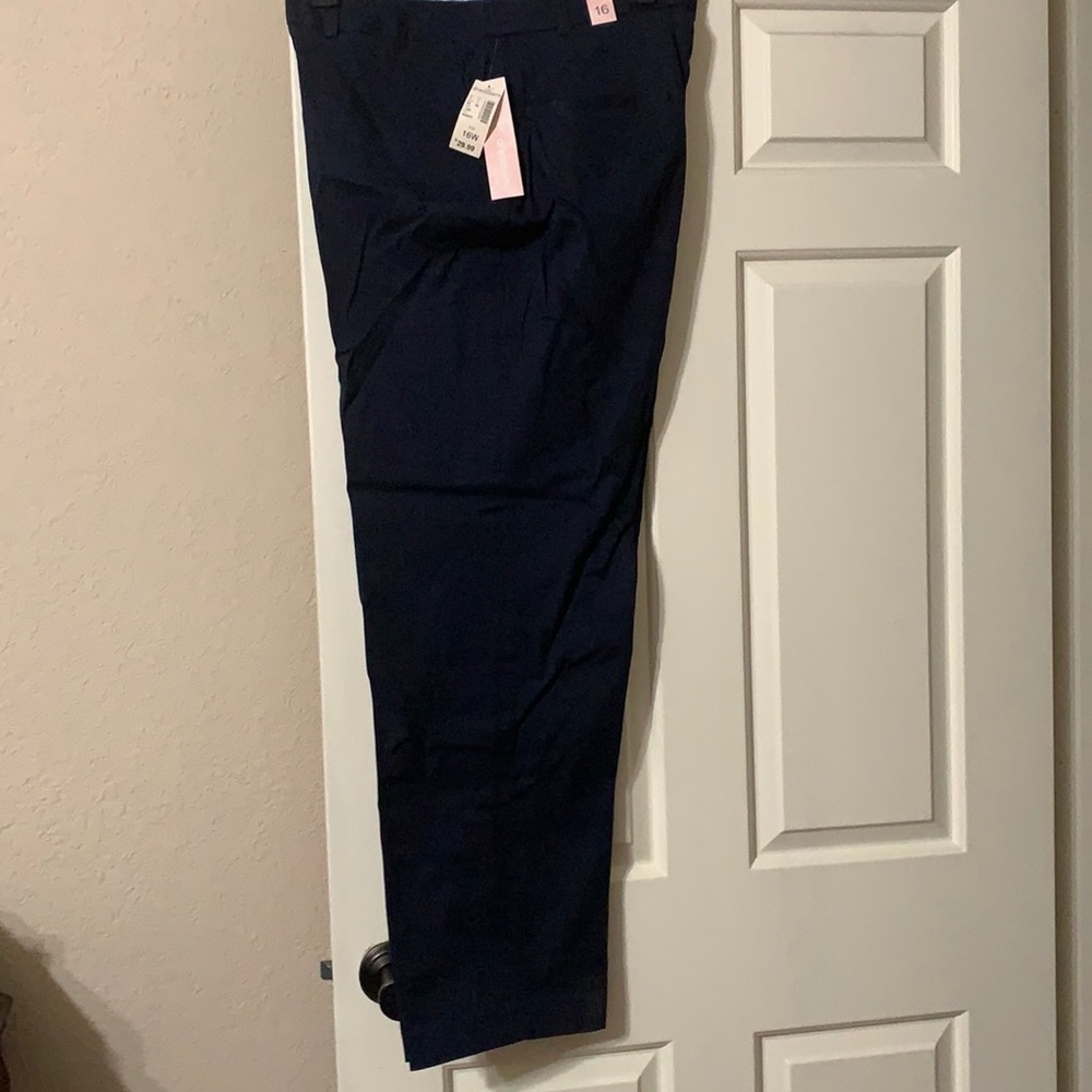 Dressbarn Women’s casual slacks. NAVY - NWT - 16W